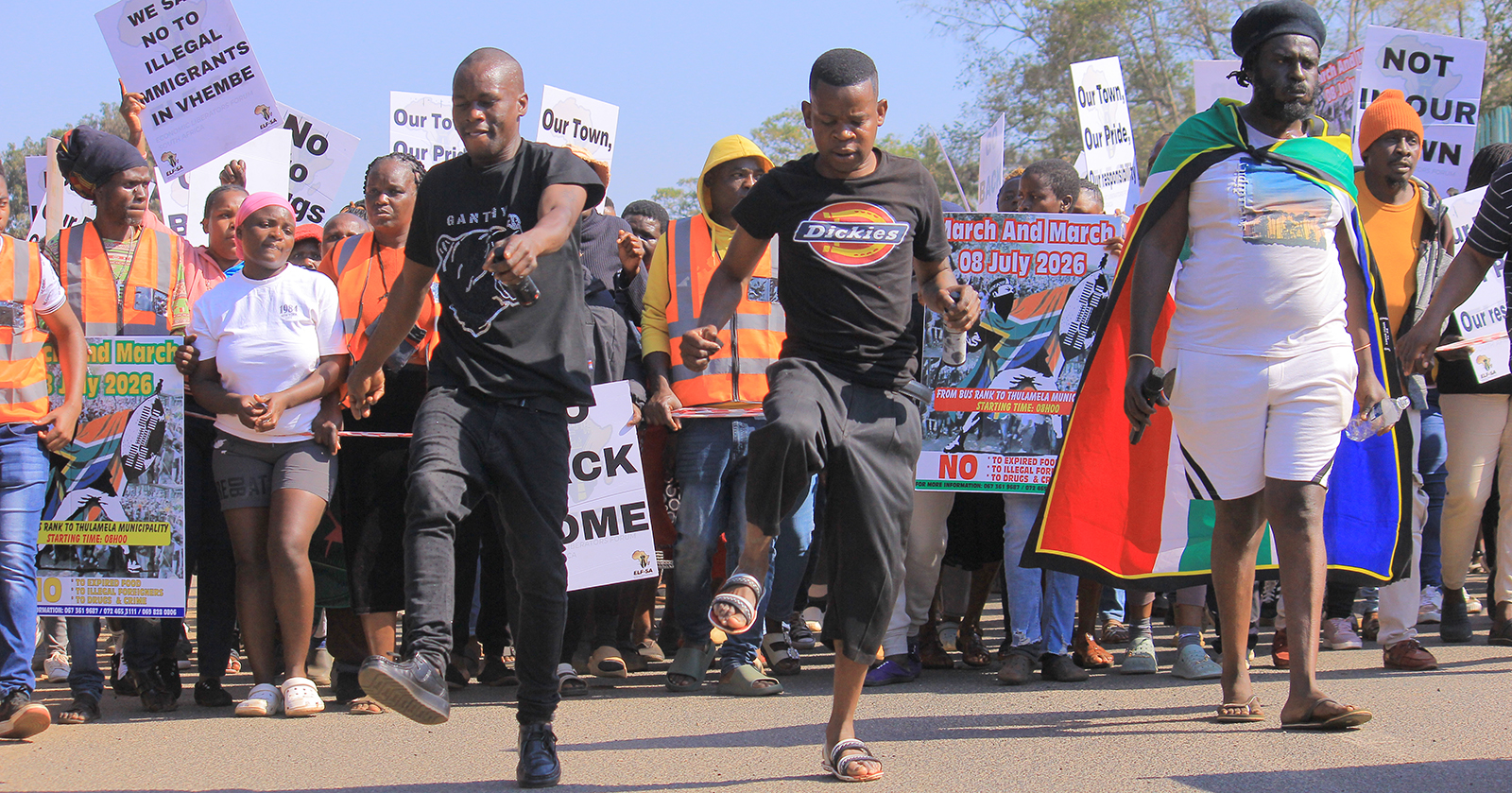 Thohoyandou residents march over housing, trading and crime