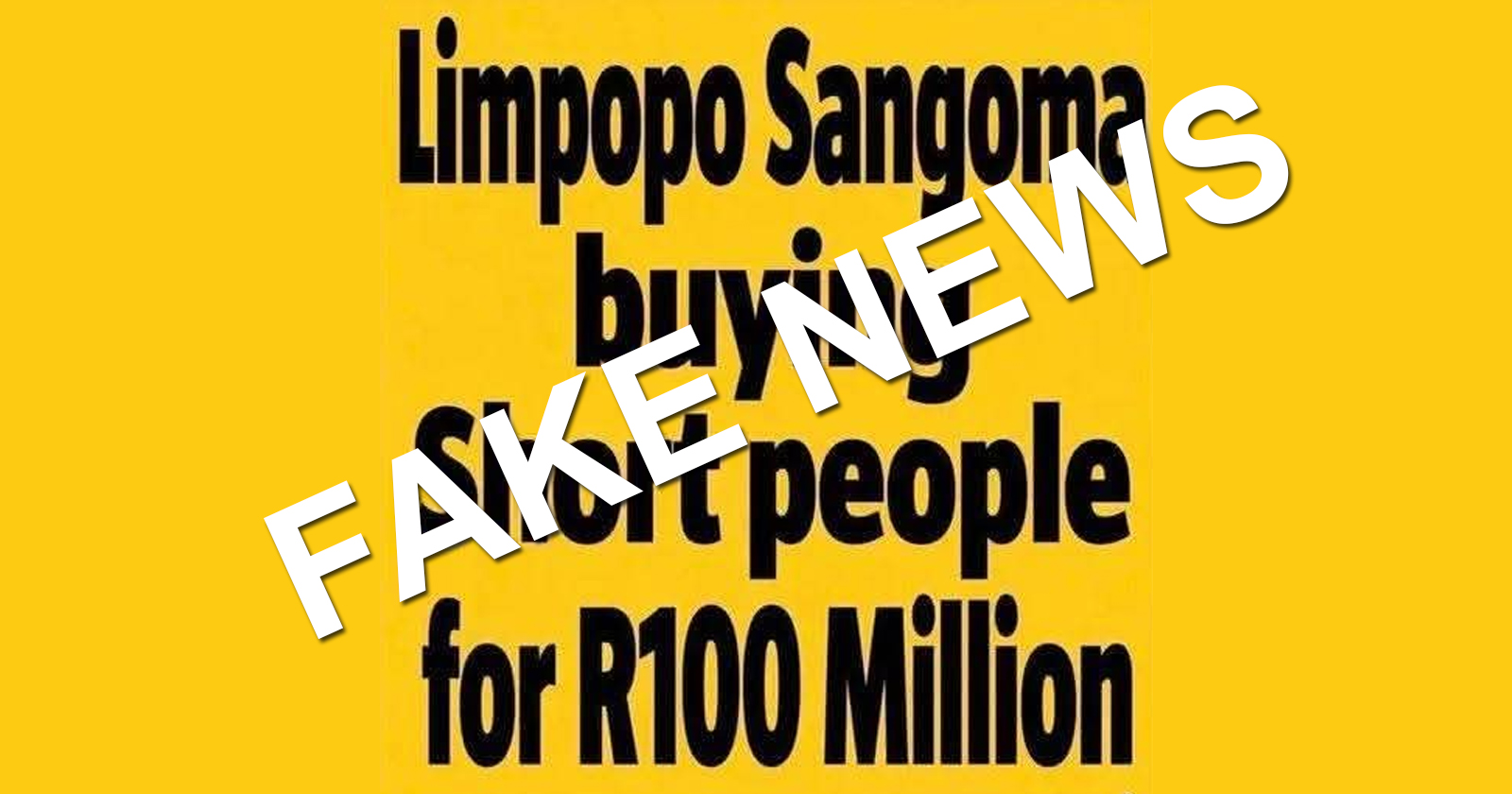 “No, you cannot bring your short friend and claim R100 million,” warn police