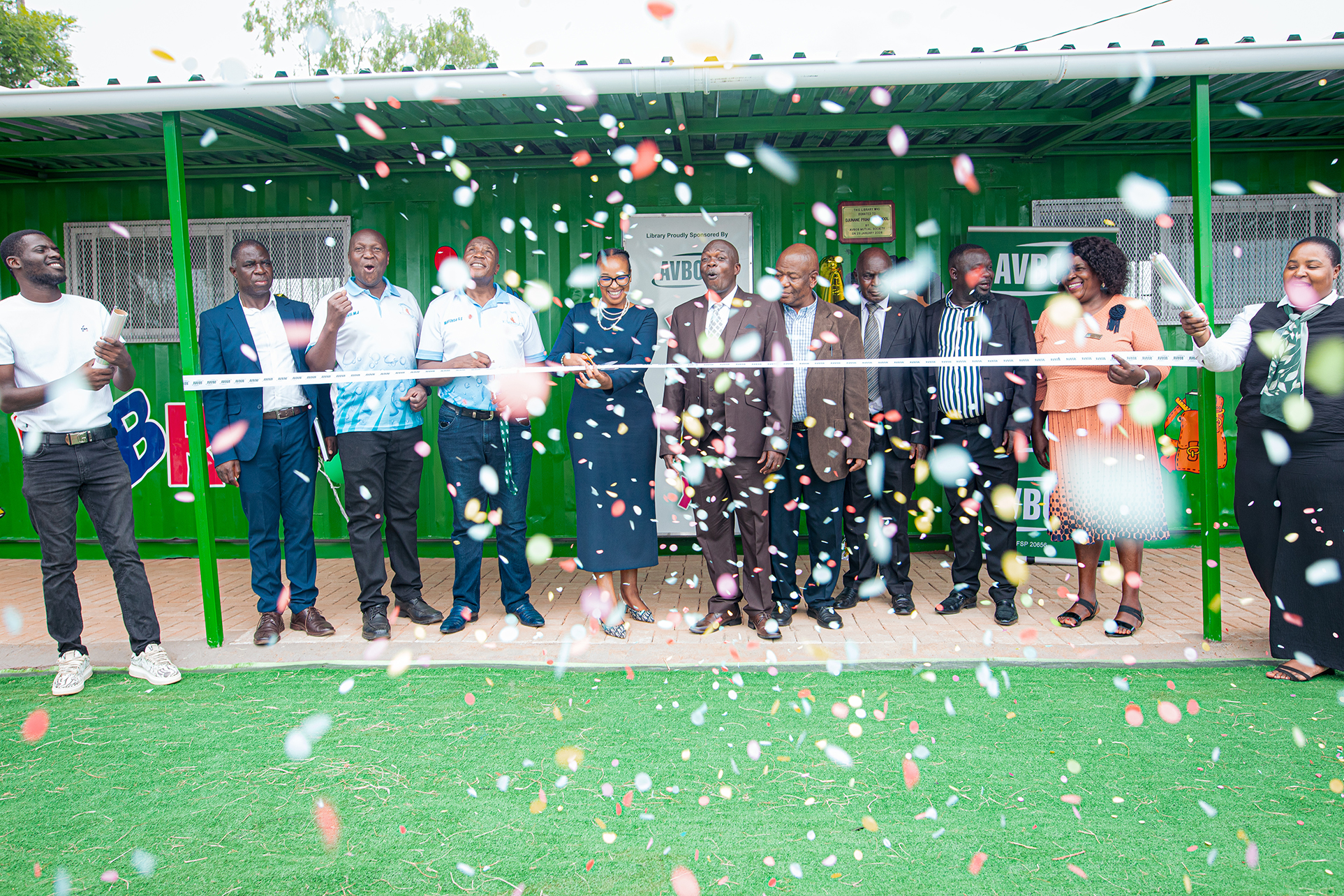 Learners’ futures brighten with AVBOB container library