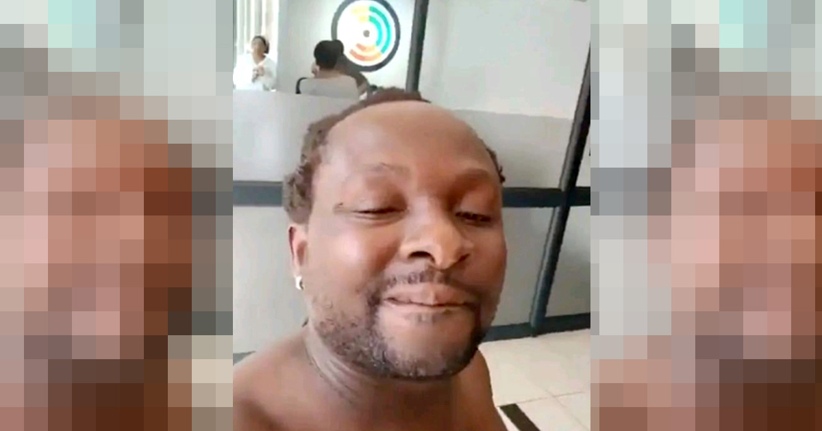 “Enough is enough”, says Just-ice as he strips in protest at SAMPRA
