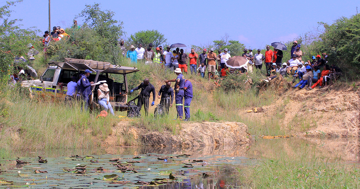 Mining pit claims teen