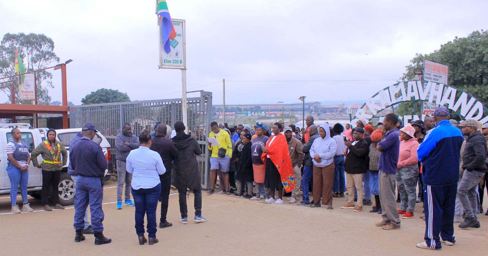 Elim residents march over alleged Home Affairs corruption