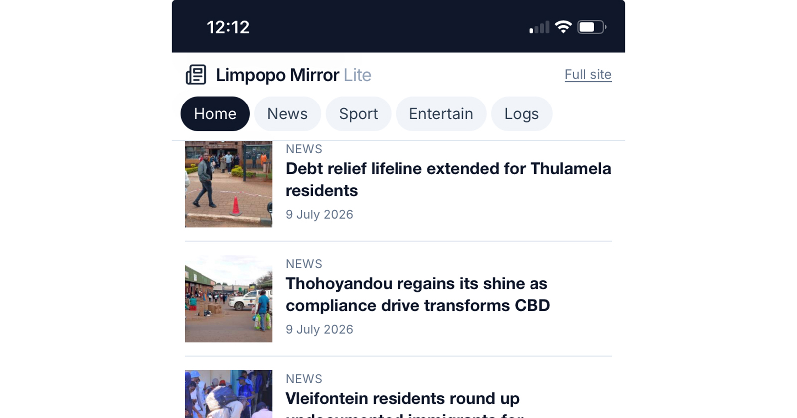 Mirror’s new website has a Lite version - and you can take it home
