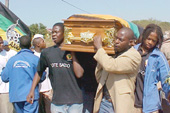 Sad farewell for young activists