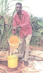 Hero's sweat turns into water
