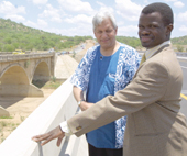 Bridge over Sand River opened