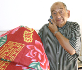 Blankets for victims of tsunami