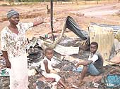 Fire from nowhere leaves poor family homeless