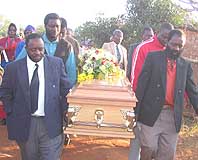 Pioneer buried at Makonde