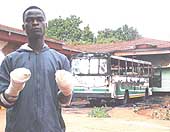Brave bus assistant survives mysterious fire