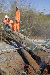 Levubu left in the dark by veld fire