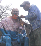 Vandals sparks racial tension