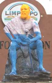 Makhado statue "shamed" by vandals