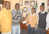 Young ambassador on her way to Europe