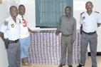 Cigarette smugglers gets himself stuck in ditch