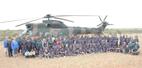 Disabled children taste life in the army