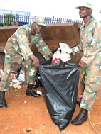 SANDF assists in cleaning Thohoyandou