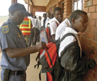 Police raid schools
