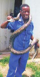 “Don’t kill snakes!” urges The Snakeman
