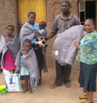 Blankets and food for the underpriviledged