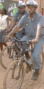 Bicycles for Thohoyandou’s policemen