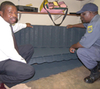Two men arrested for stealing roof tiles