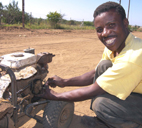 Home-made car for creative Ratshilavhi
