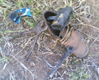 Copper thief dies painful death