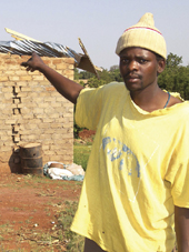 Whirlwind destroys house at Miluwani