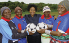 New soccer kit for Gondeni’s women