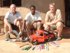Young artist impresses businessman with skilful talent