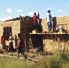 Squatter settlement changes into residential area