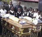 Sad farewell for two young learners