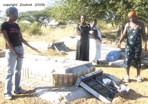 Tombstones vandalised at Madabani Graveyard