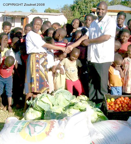 Dr Andy donates food to local feeding scheme