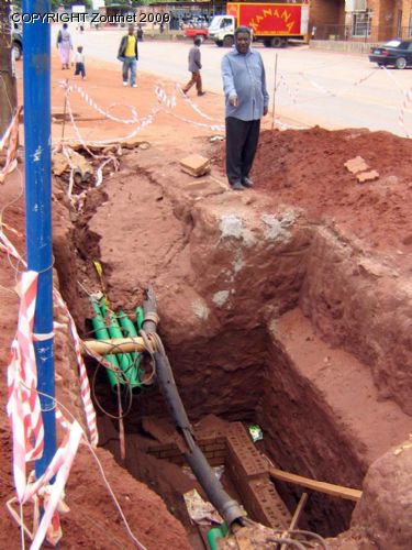 Telkom ditches put our lives at risk, says businessman