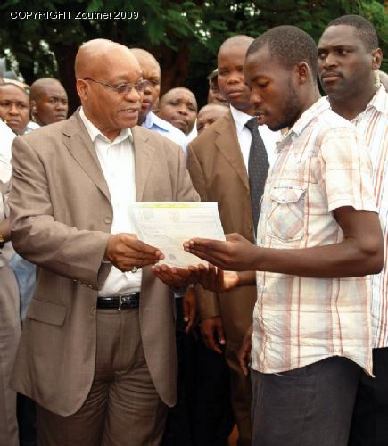 ANC President pays visit to border town