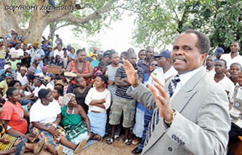 Angry villagers demand that their headman be reinstated