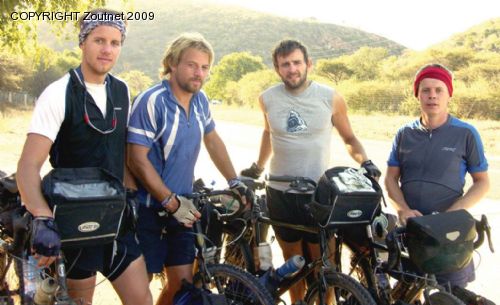 Adventurous Irish cyclists cross the Soutpansberg