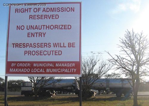 Popular truck stop along N1 now a “no-go” area