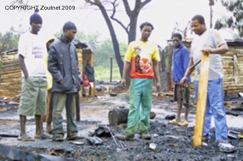 Farm workers left stranded after shacks destroyed by fire