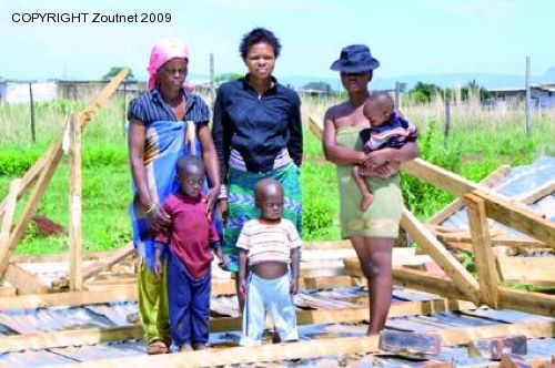 Family escapes death after RDP house collapses