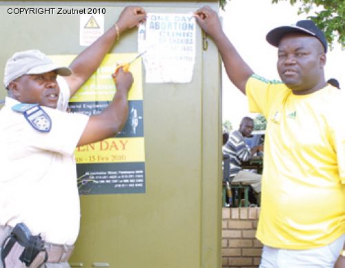 Municipality threatens with action against illegal posters