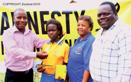 Rural girl shines in Human Rights debate