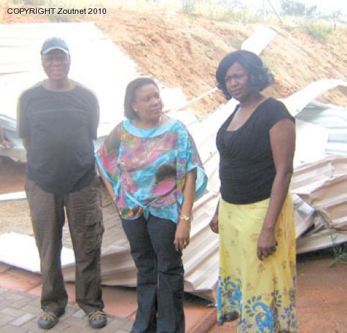 Extensive storm damage in Musina