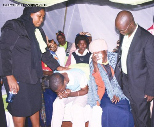 Dignified burial for stabbed orphan