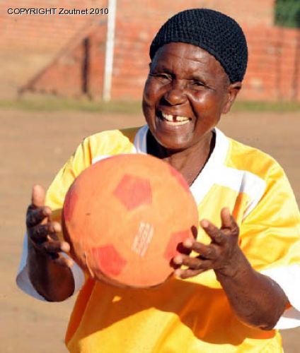 Gogo Mutshekwa is ready for soccer world cup
