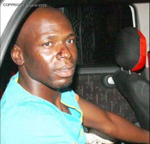 Driver of wrecked sedan thanks God for saving his life