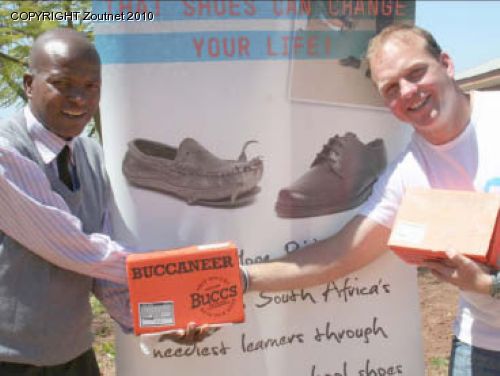 Shoes for Makanyu Primary pupils