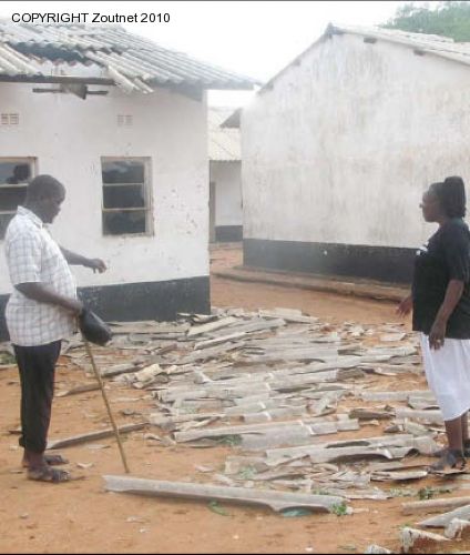 Strong winds and hail destroy homes, schools and clinic
